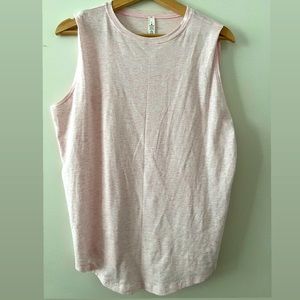 lululemon | Brunswick Muscle Tank | Heathered pink | size 6 | NWT